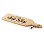 гравирана дъска за рязане кухнята на баба с персонализация на името