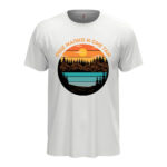 мъжка тениска с надпис още малко и сме там от колекцията планинарски тениски