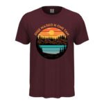 мъжка тениска с надпис още малко и сме там от колекцията планинарски тениски