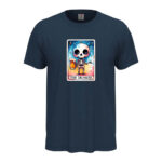 мъжка тениска с щампа skeleton drinker