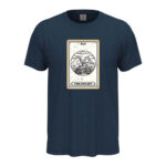 мъжка тениска с щампа the cyclist