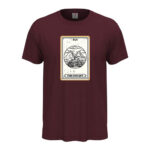 мъжка тениска с щампа the cyclist