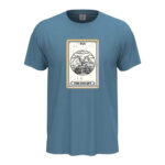 мъжка тениска с щампа the cyclist