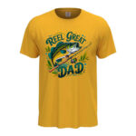 мъжка тениска за баща рибар с щампа reel great dad от онлайн магазин inamood