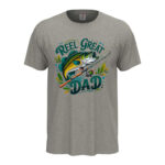 мъжка тениска за баща рибар с щампа reel great dad от онлайн магазин inamood