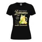 дамска тениска lemonade с модерна щампа и надпис от онлайн магазин inamood