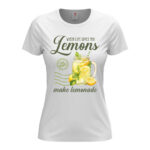 дамска тениска lemonade с модерна щампа и надпис от онлайн магазин inamood