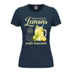 дамска тениска lemonade с модерна щампа и надпис от онлайн магазин inamood