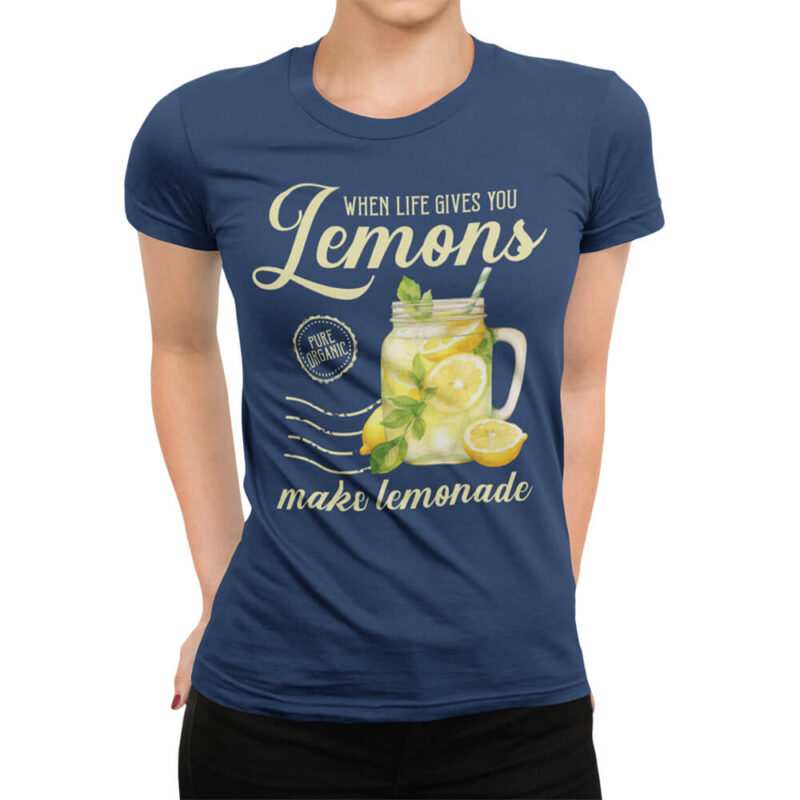 дамска тениска lemonade с модерна щампа и надпис от онлайн магазин inamood