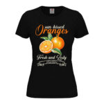 дамска тениска с щампа oranges от онлайн магазин за тениски inamood