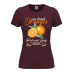 дамска тениска с щампа oranges от онлайн магазин за тениски inamood