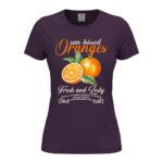 дамска тениска с щампа oranges от онлайн магазин за тениски inamood