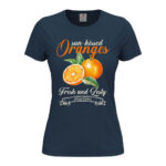 дамска тениска с щампа oranges от онлайн магазин за тениски inamood