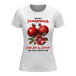 дамска тениска с щампа pomegranate от онлайн магазин за тениски inamood