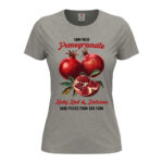 дамска тениска с щампа pomegranate от онлайн магазин за тениски inamood