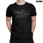 мъжка тениска за баща ръката на татко