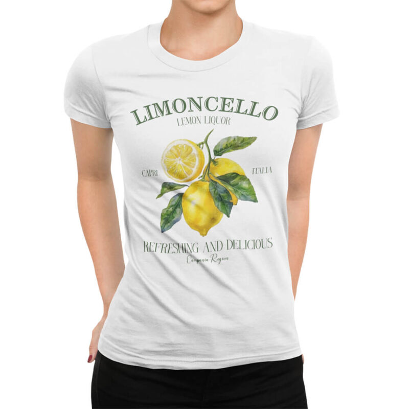 дамска тениска limocello от онлайн магазин за тениски с щампи inamood