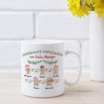 коледна чаша за баба с персонализация на имената