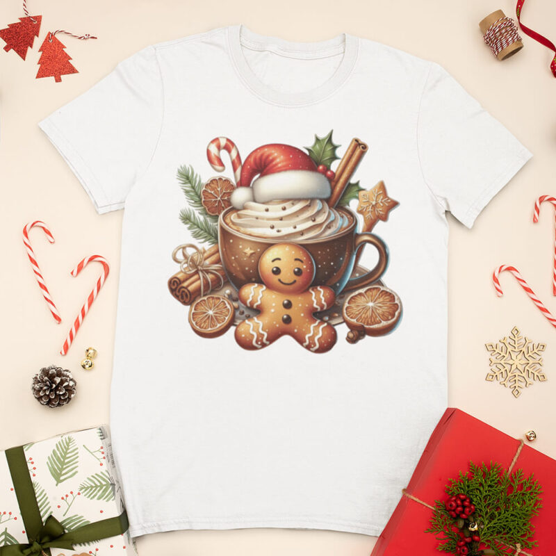 коледна тениска christmas gingerbread