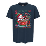 коледна тениска funny snowman