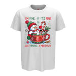 коледна тениска funny snowman