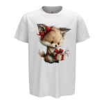 коледна тениска коледна лисичка
