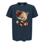 коледна тениска коледна лисичка