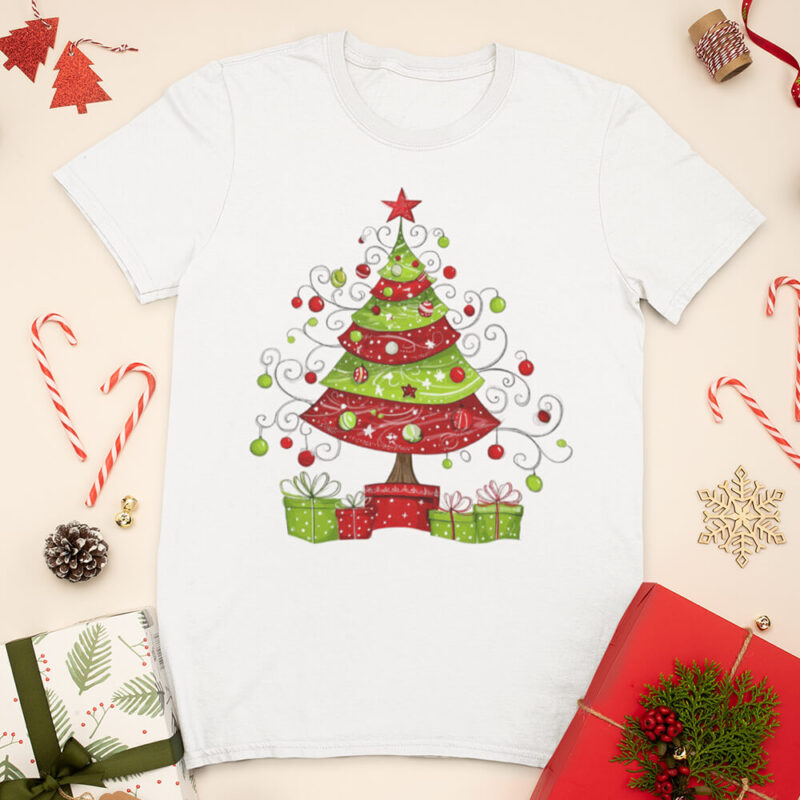 коледна тениска коледно дръвче
