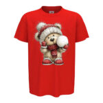 коледна тениска коледно мече