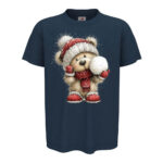 коледна тениска коледно мече