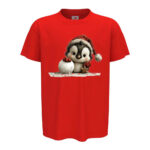 коледна тениска коледно пингвинче