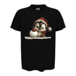 коледна тениска коледно пингвинче