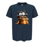 коледна тениска коте коледен подарък