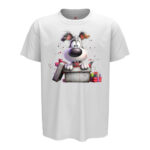 коледна тениска куче коледен подарък