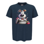 коледна тениска куче коледен подарък