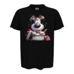 коледна тениска куче коледен подарък