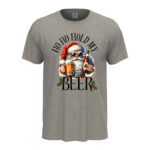 мъжка коледна тениска ho ho hold my beer