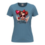 дамска тениска за свети валентин stay single and happy