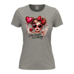 дамска тениска за свети валентин stay single and happy